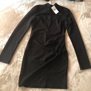 FashionNova Long sleeve little black dress